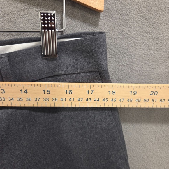 Alan Flusser Pants Mens 36x30 Gray Golf Chino Dress Pants Casual Office Classic - Picture 6 of 7